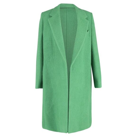 The Row Jackets & Blazers - The Row Demi Open Coat in Green Alpaca Wool